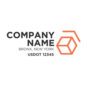 Company Name Truck Door Decal (USDOT), 2 Pack