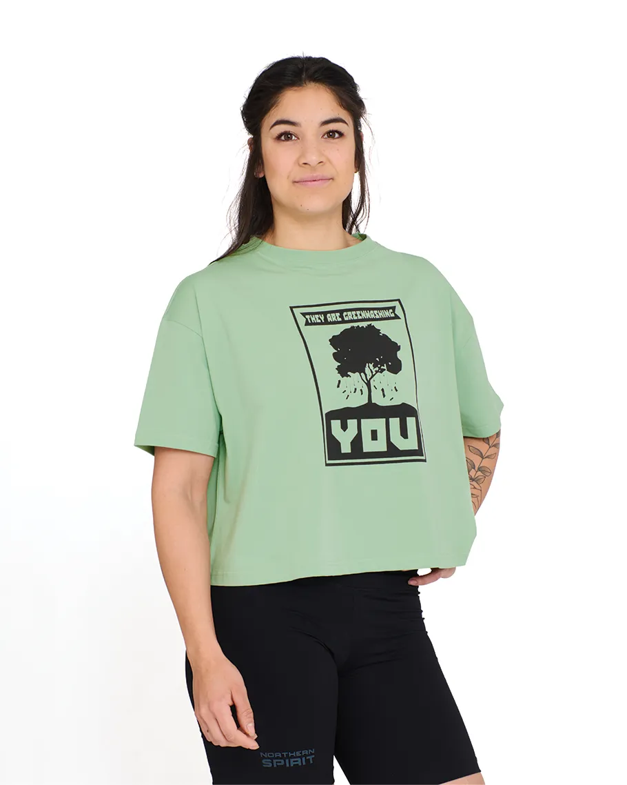 Crop Tee - NS Baggy Top Grassweening