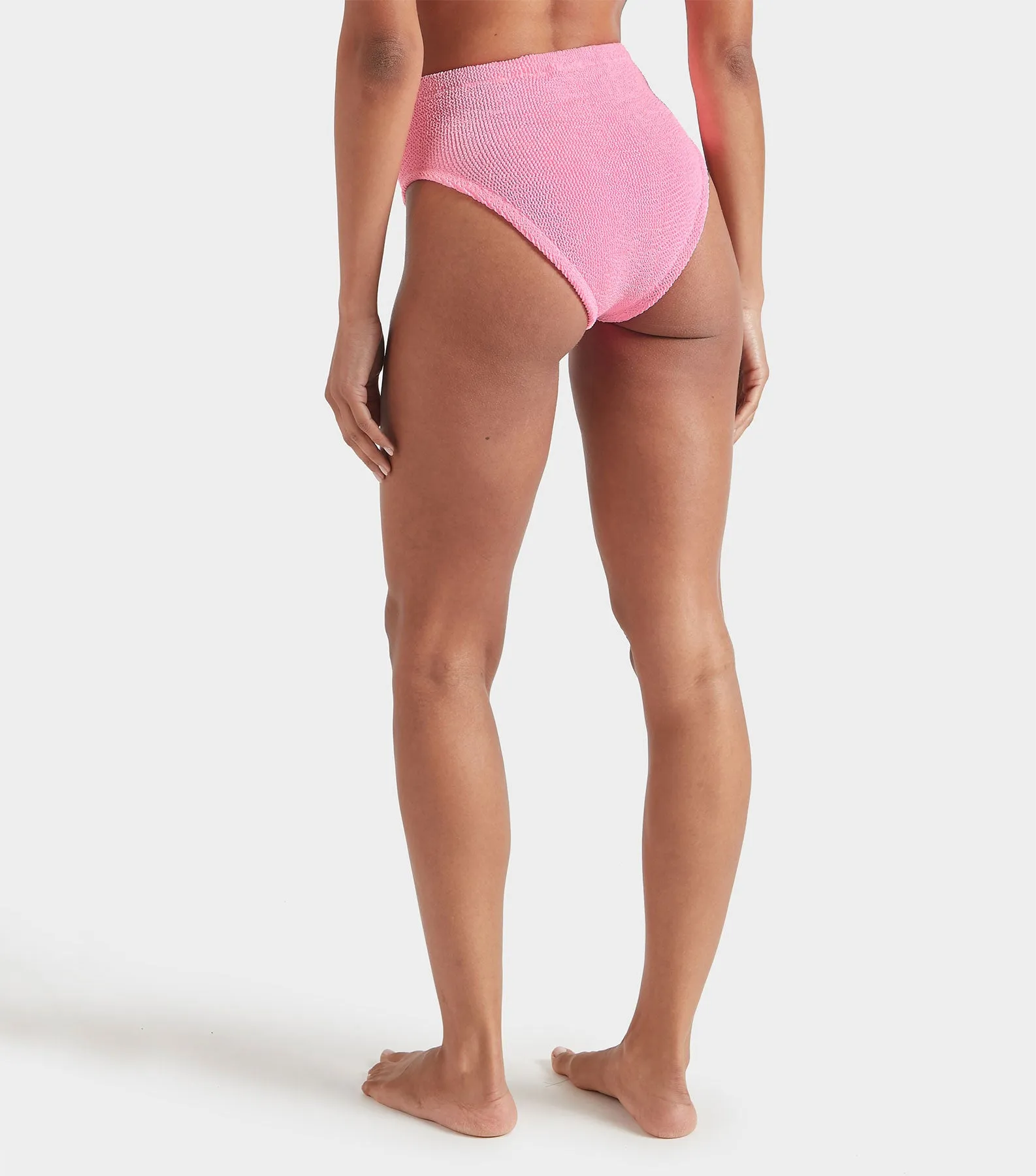High Waist Bikini Bottom - Bubblegum