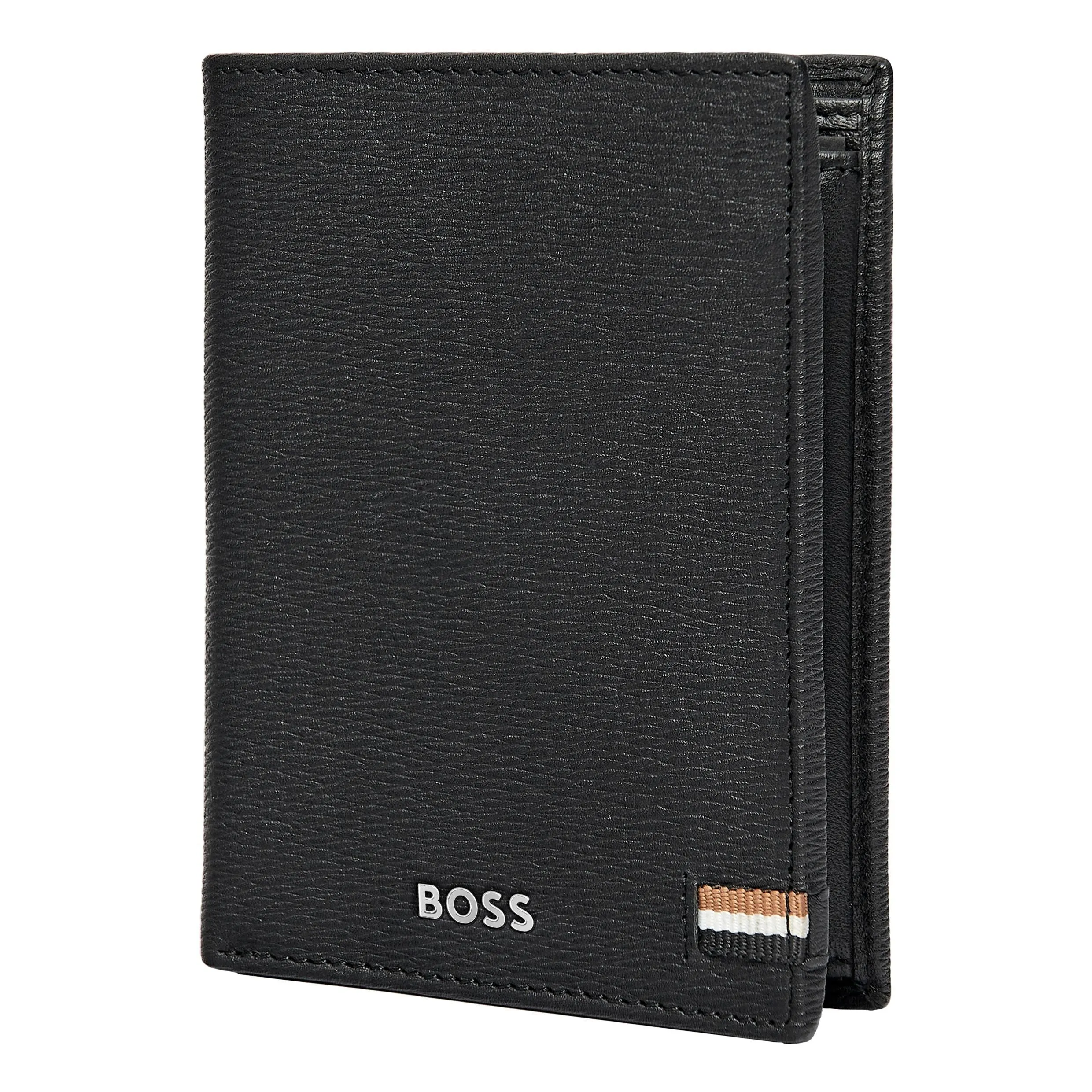 HUGO BOSS HLG421A - Card holder with flap and money pocket Iconic Black