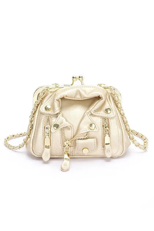 Iconic Leather Jacket Swing Bag (4 colors)