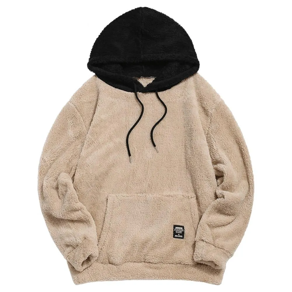 "DESIGN" Sweat-shirt Rouge Hoodie à capuche Molletonné - URB1™