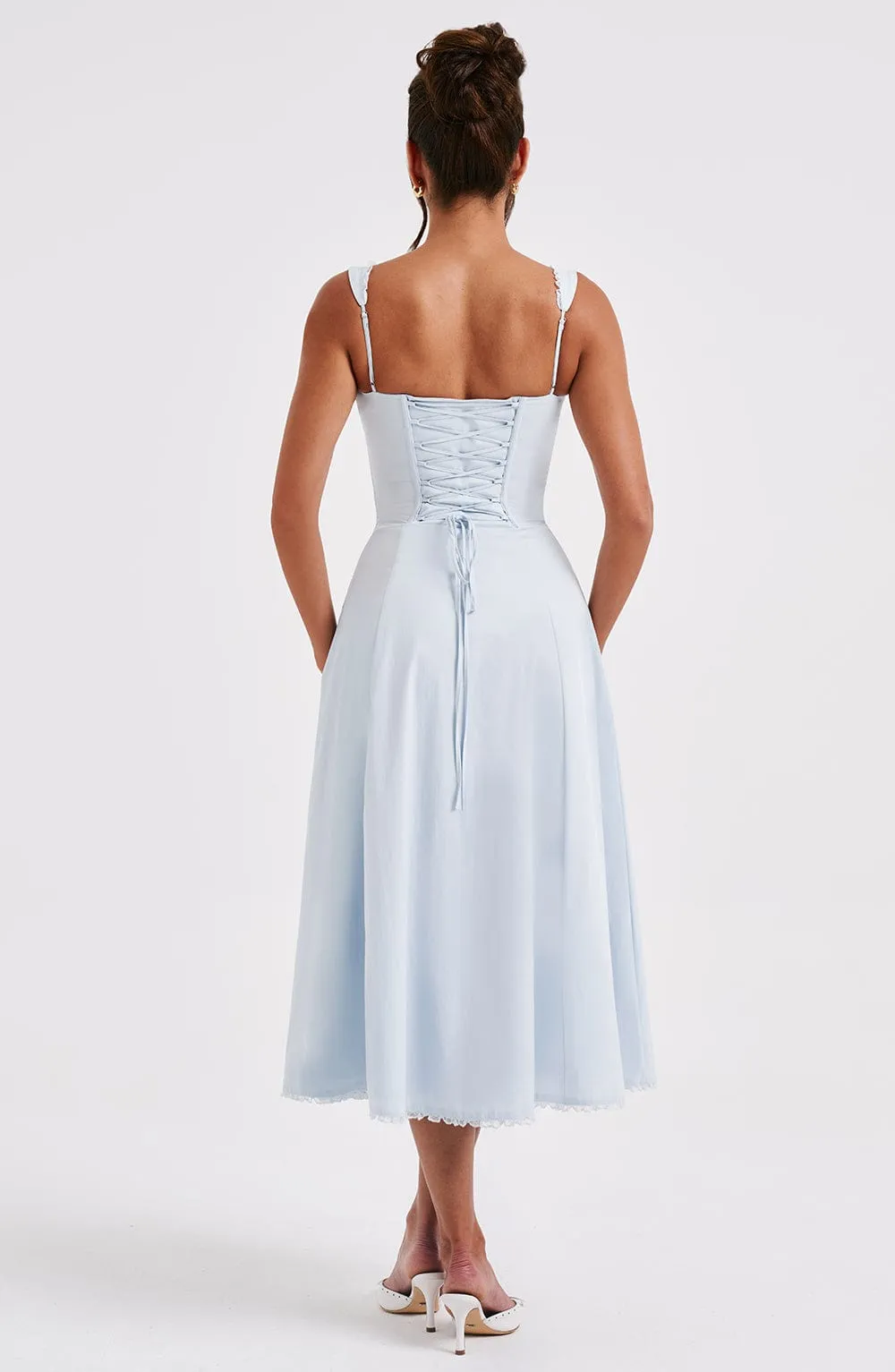 Ulrika Midi Dress - Blue